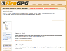 Tablet Screenshot of cs.getfiregpg.org