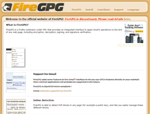 Tablet Screenshot of it.getfiregpg.org