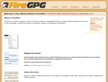 Tablet Screenshot of hu.getfiregpg.org